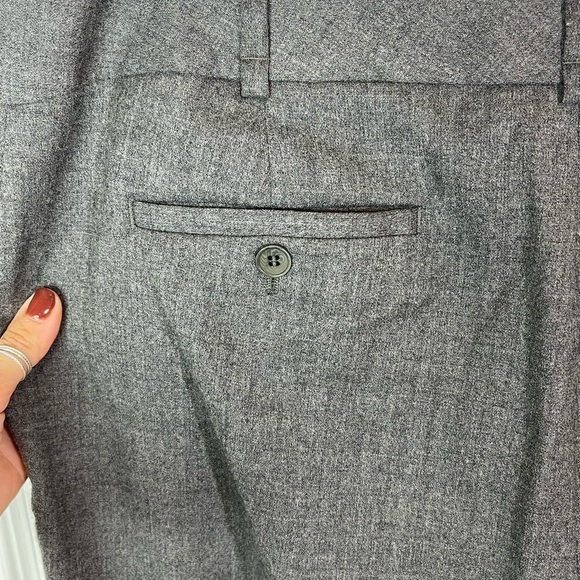 Talbots Heritage Gray Wool Side Pocket Zip fly Straight Leg Dress Pants Size 14 - Picture 11 of 14